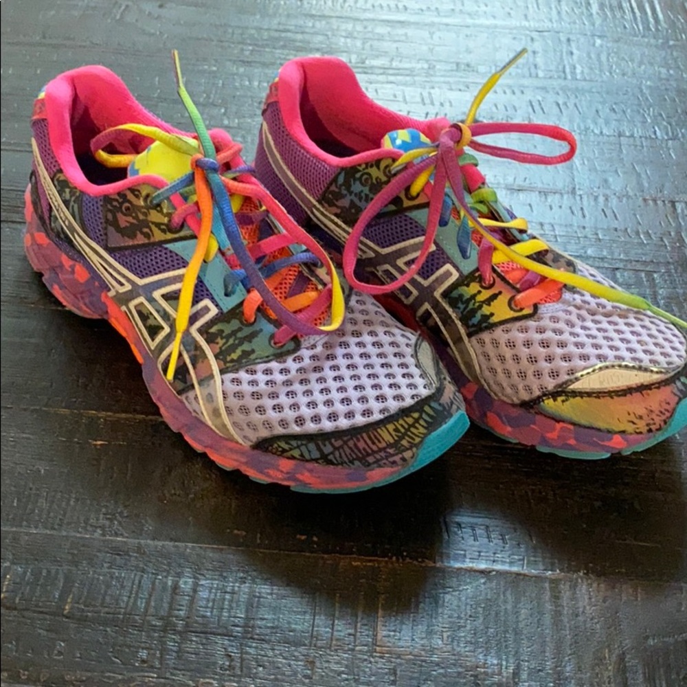 ASICS Gel-Noosa Tri 8 Rainbow Sneakers US size 8.5